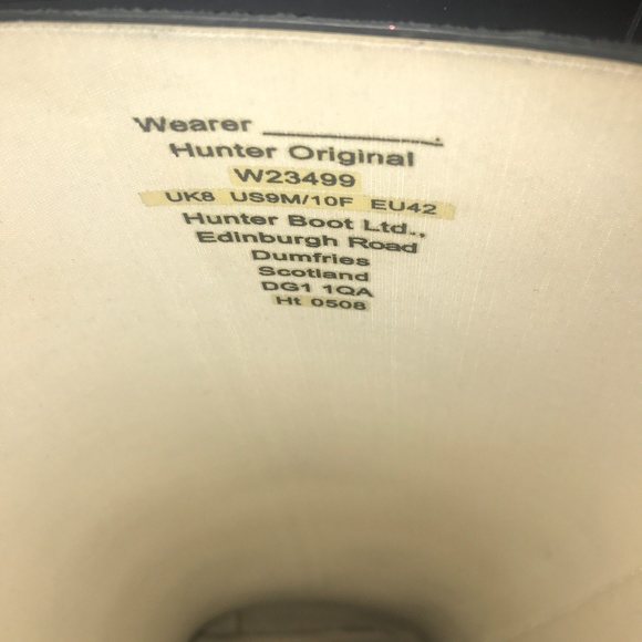 HUNTER Original Navy Rain Boots - Picture 4 of 7